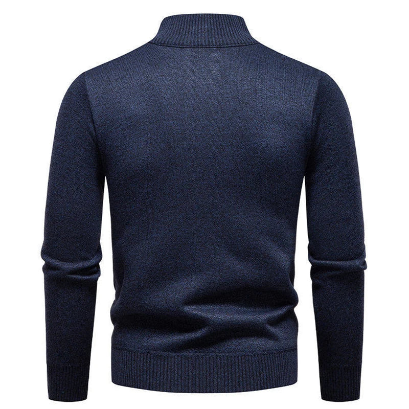 Maglione vintage lavorato a maglia con zip