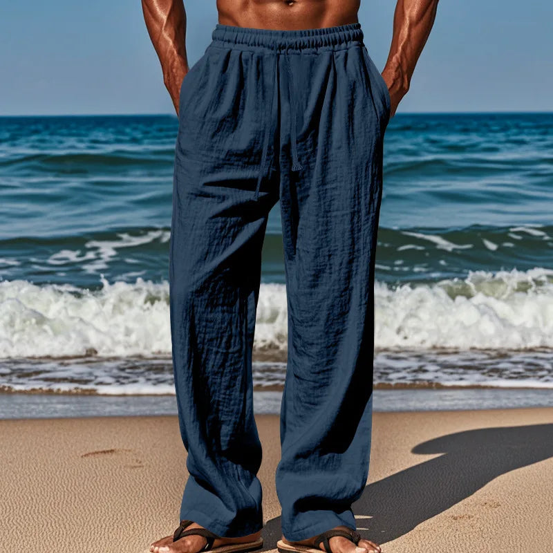 Comodi pantaloni di lino