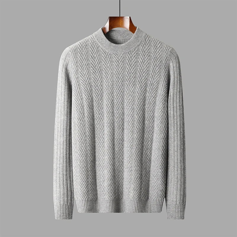 Elegante maglione in cashmere pesante