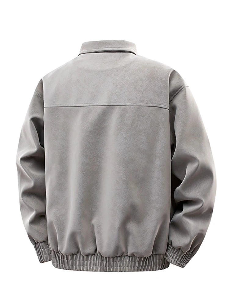 Giacca retro foderata in pile