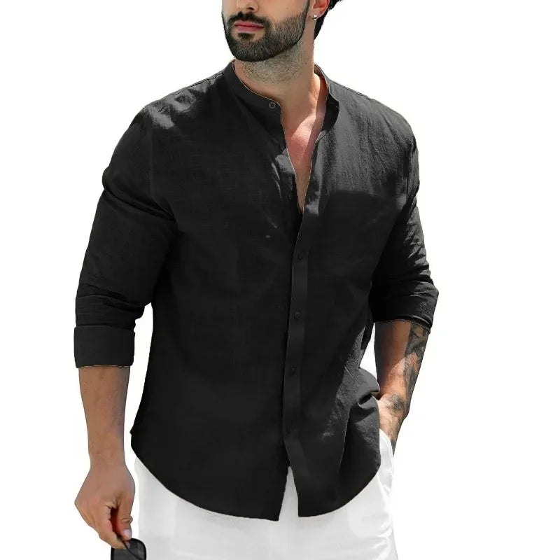 Camicia di lino casual