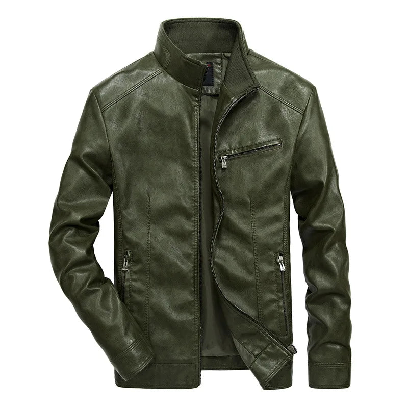 Giacca di pelle casual
