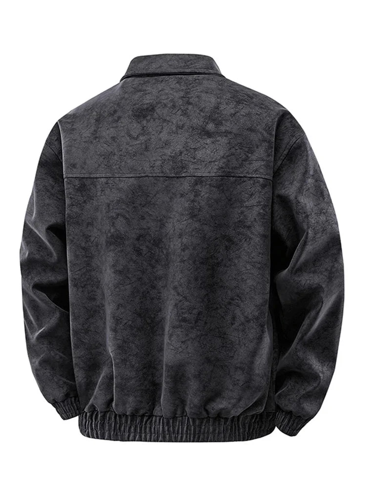 Giacca retro foderata in pile