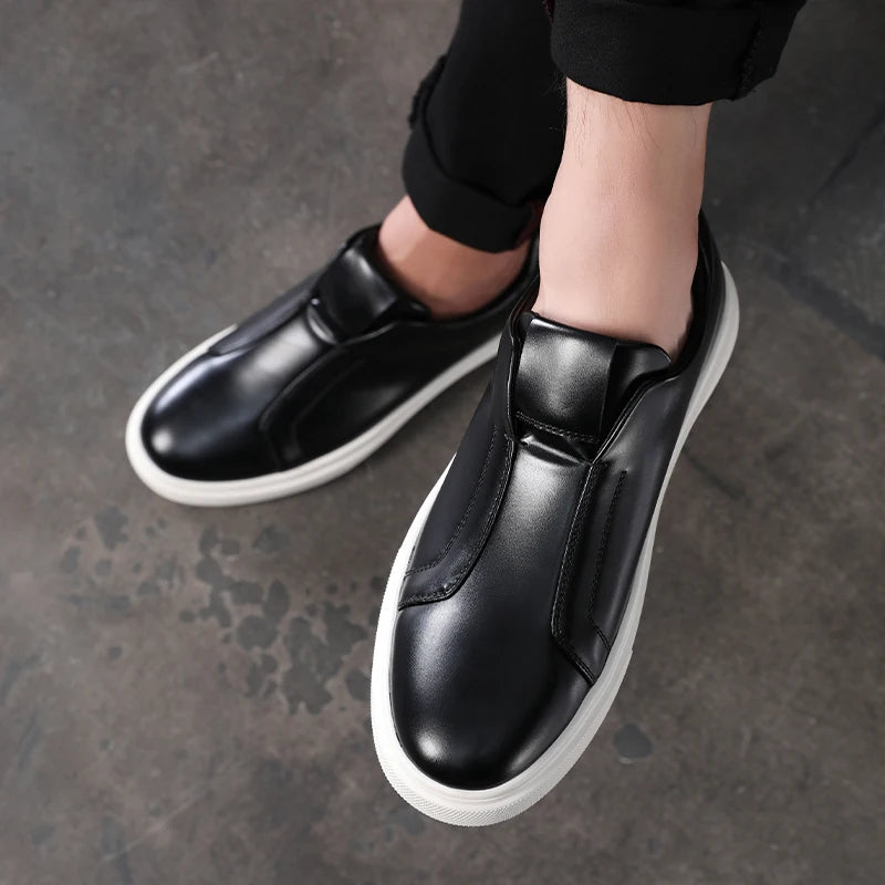 Scarpe casual slip-on in pelle