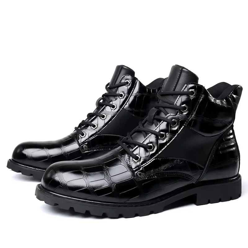 Stivali in pelle Grayson