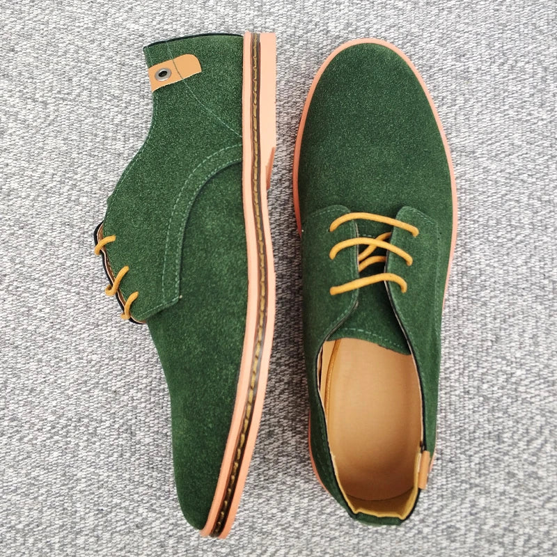 Scarpe da lavoro Oxford in pelle scamosciata