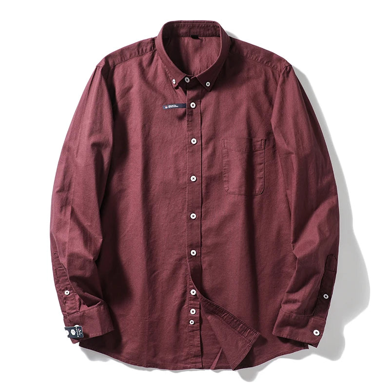 Camicia da uomo in cotone