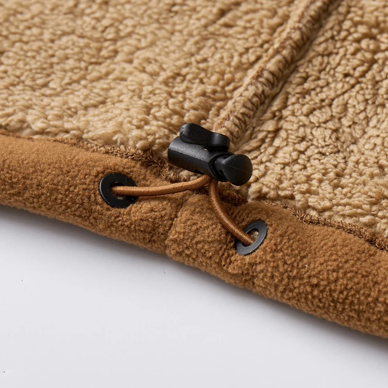 Accogliente giacca foderata in pile