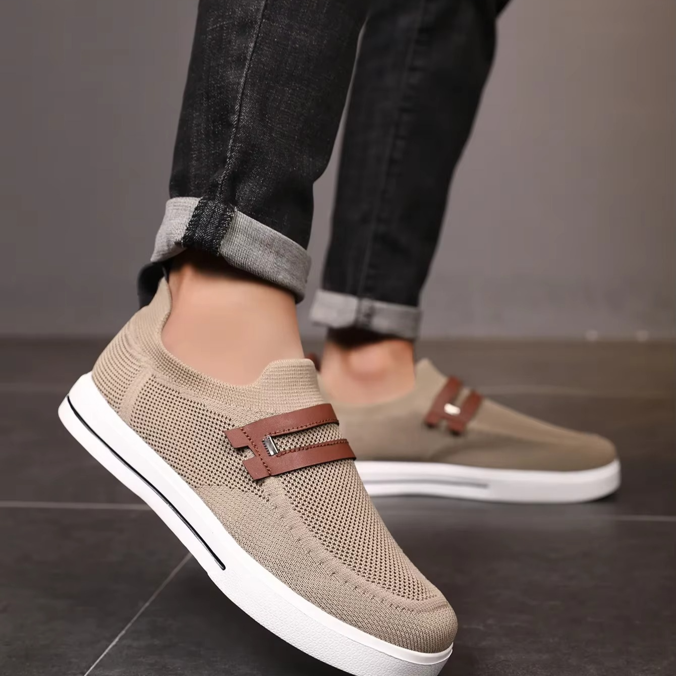 Scarpe a maglia ad aria