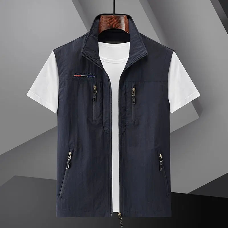 Cardigan impermeabile multitasche