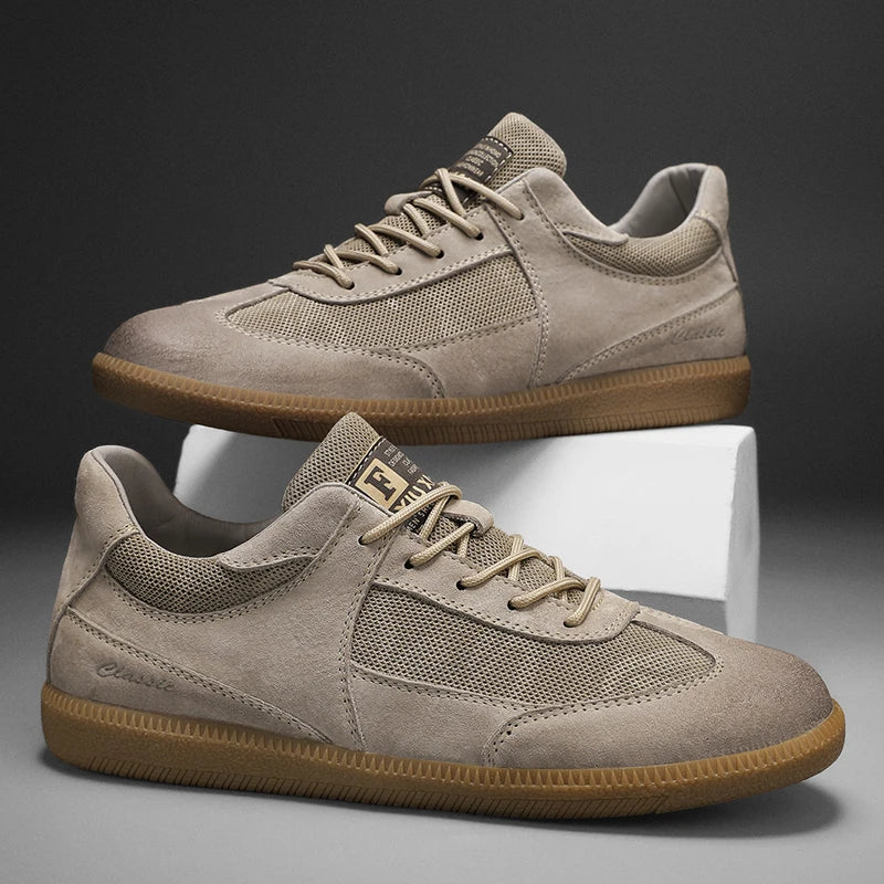 Sneakers casual in pelle