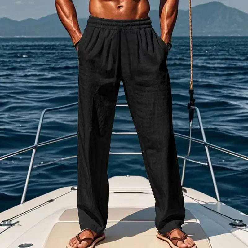 Pantaloni di lino Hawaï