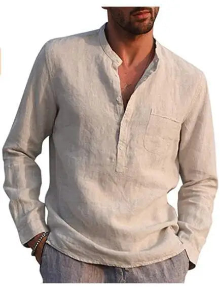 Camicia in cotone traspirante