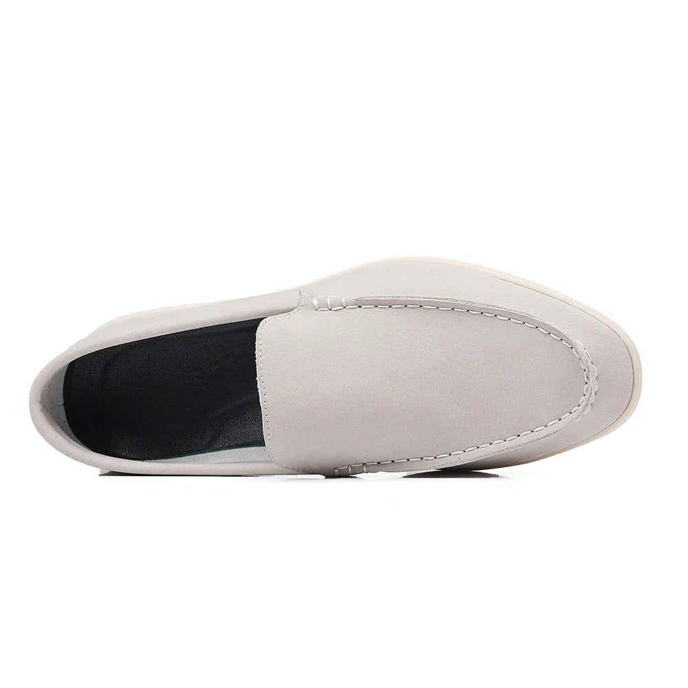 Mocassini in pelle scamosciata premium