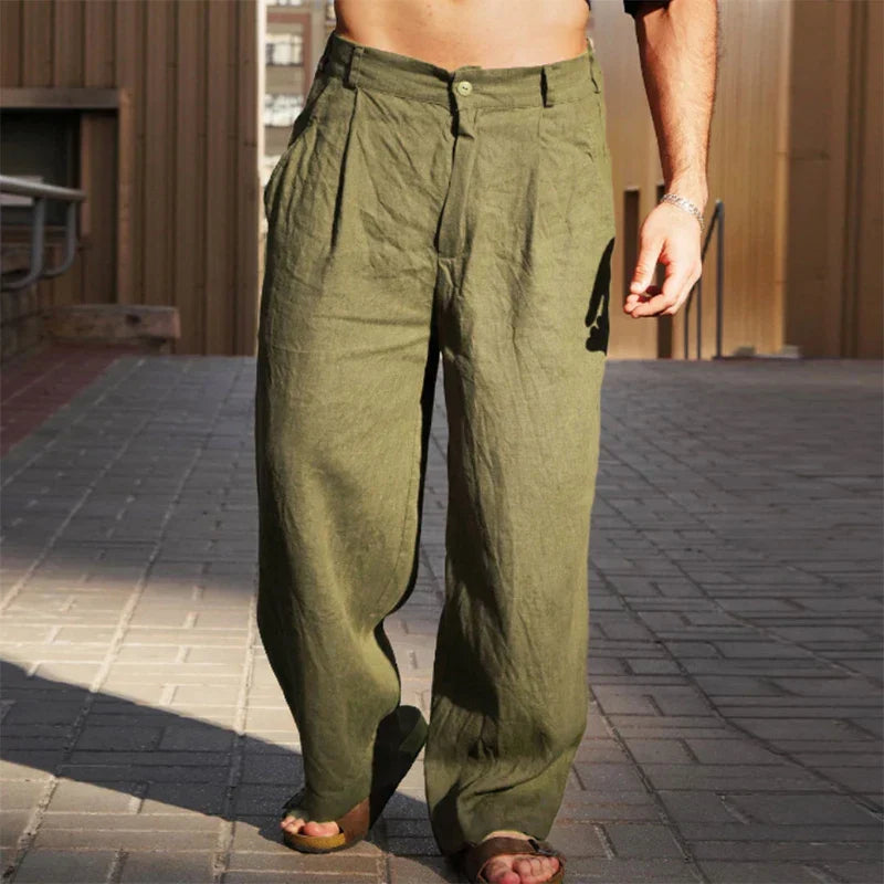 Pantaloni di lino casual