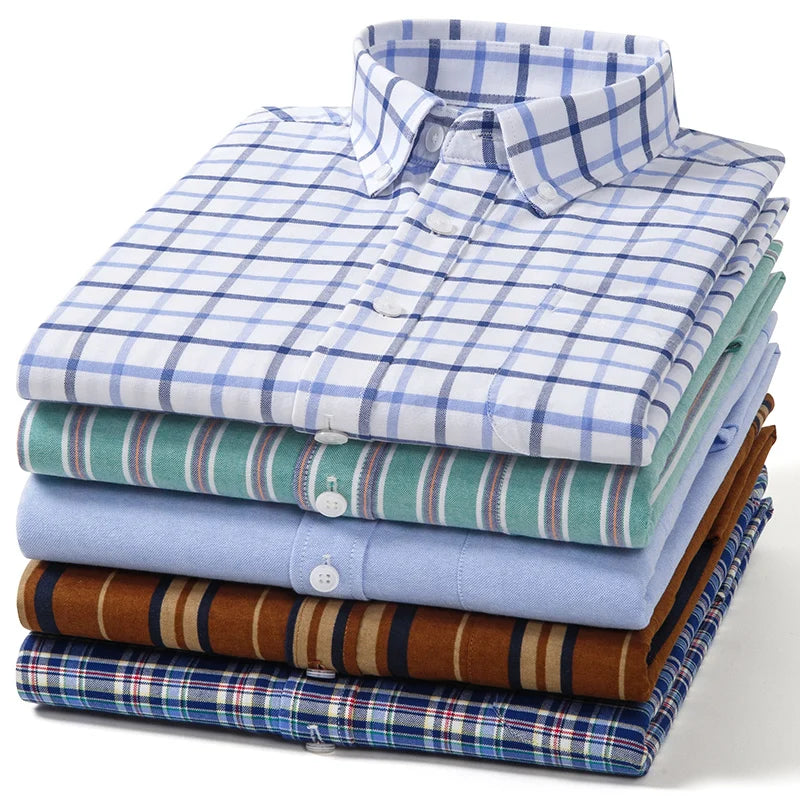 Camicia Oxford in cotone