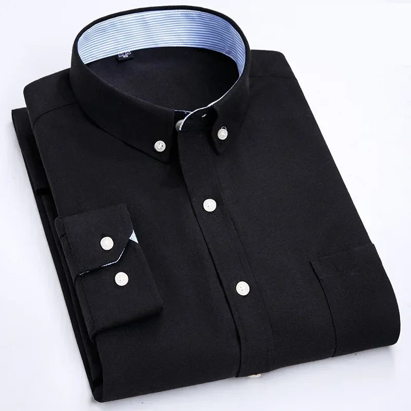 Camicia in cotone a maniche lunghe