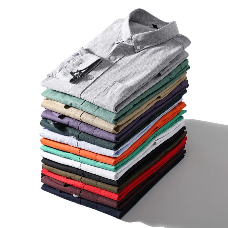 Camicia da uomo in cotone