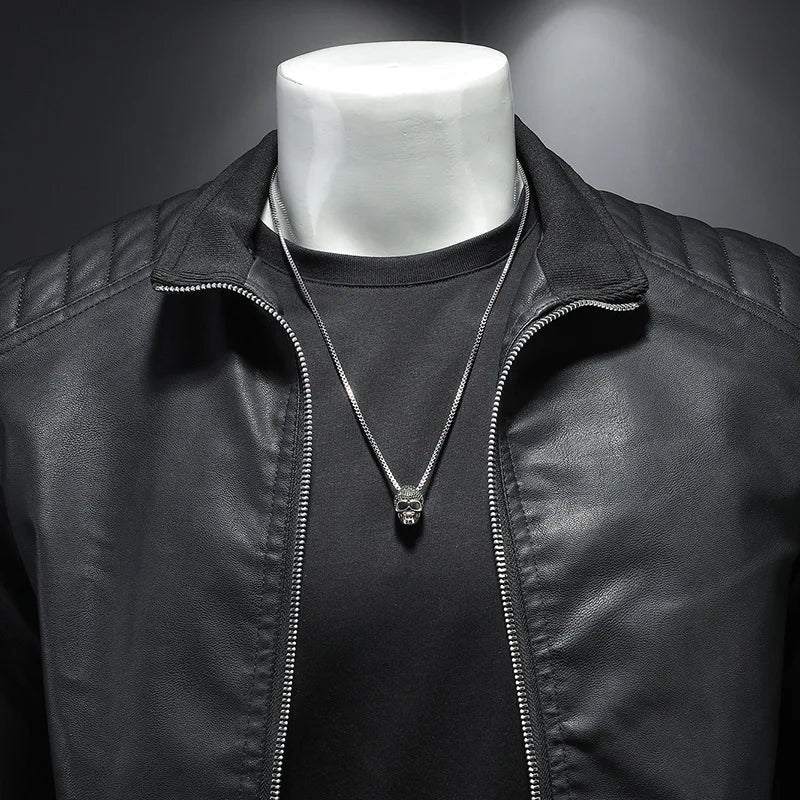 Giacca in pelle premium
