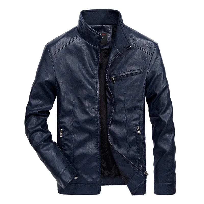 Giacca di pelle casual