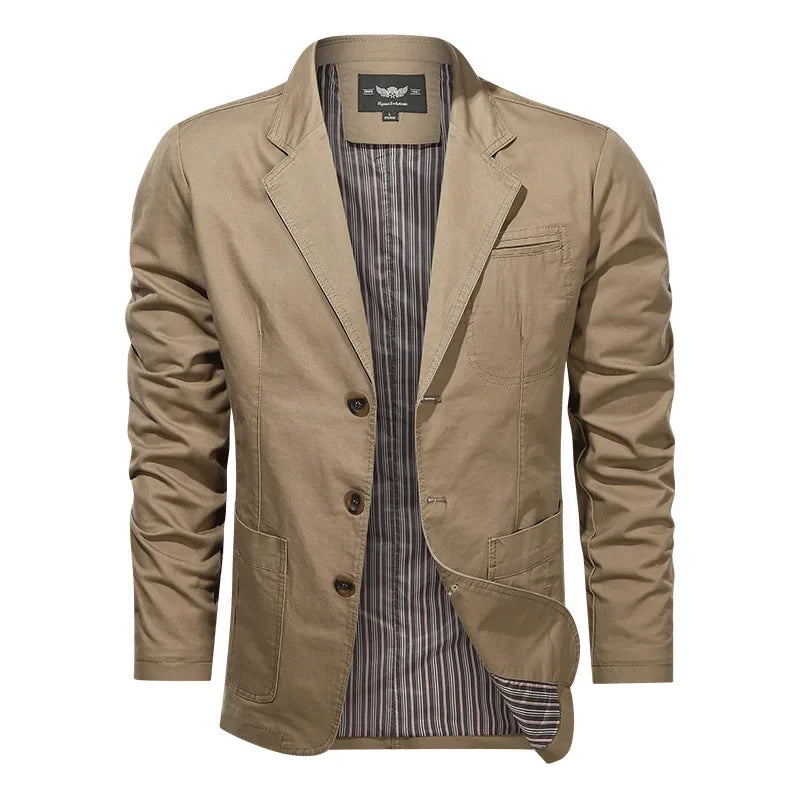Blazer di cotone chic