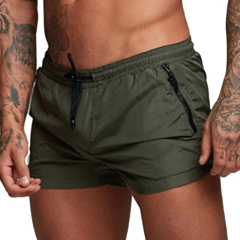 Pantaloncini da bagno con tasche a zip