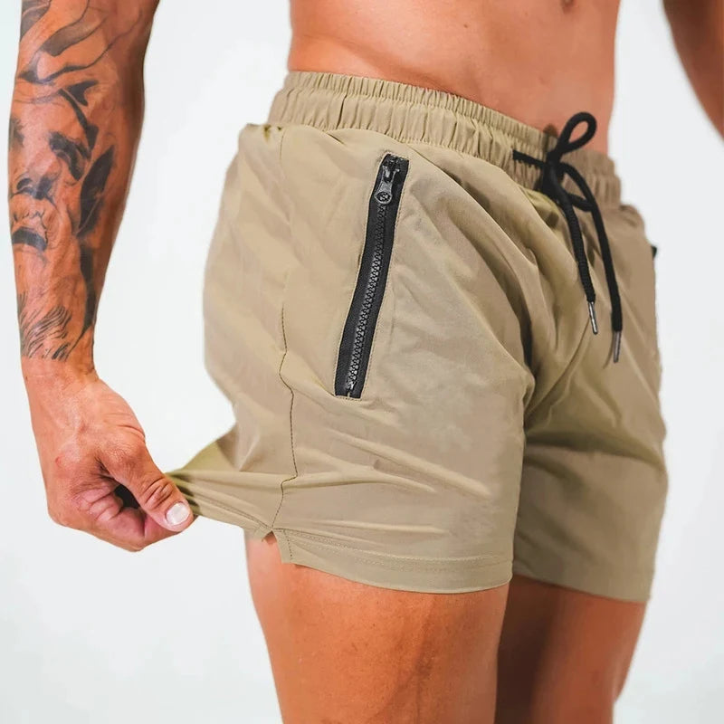 Pantaloncini da bagno con tasche a zip