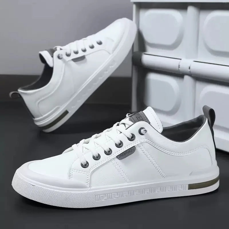 Sneakers eleganti in pelle