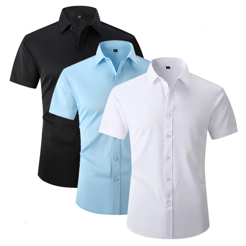 Camicia casual a maniche corte