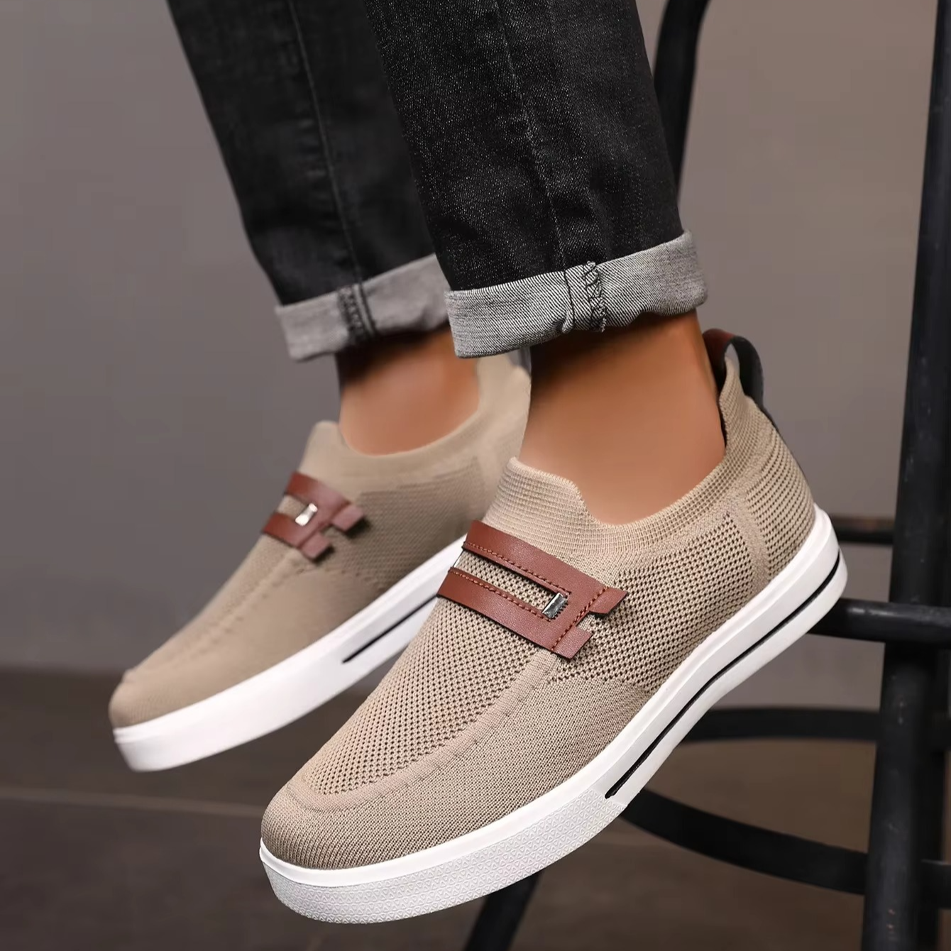 Scarpe a maglia ad aria