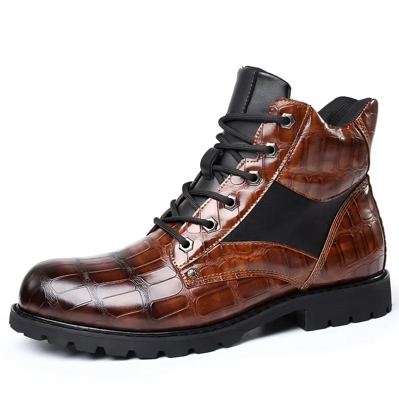 Stivali in pelle Grayson