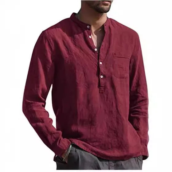 Camicia in cotone traspirante