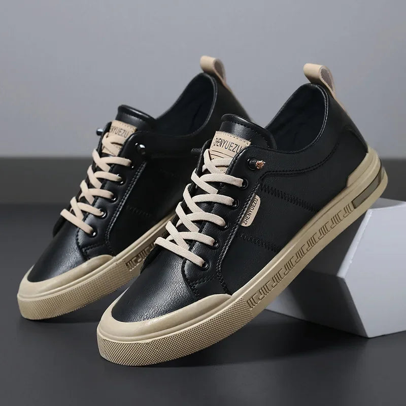 Sneakers eleganti in pelle