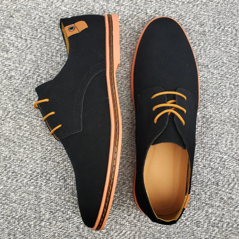 Scarpe da lavoro Oxford in pelle scamosciata