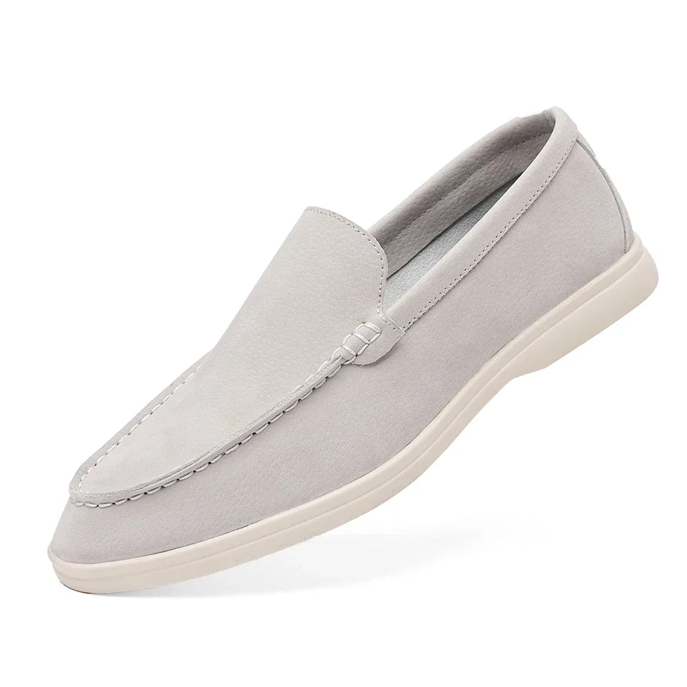 Mocassini in pelle scamosciata premium