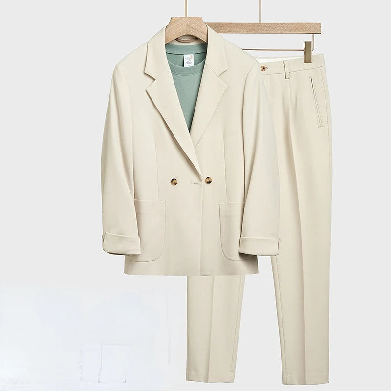 Elegante set da uomo loose fit