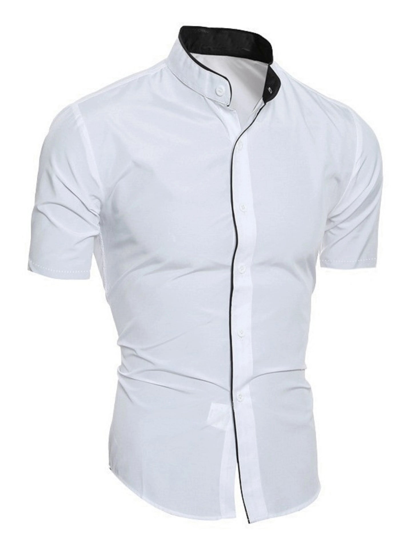 Camicia in cotone a maniche corte