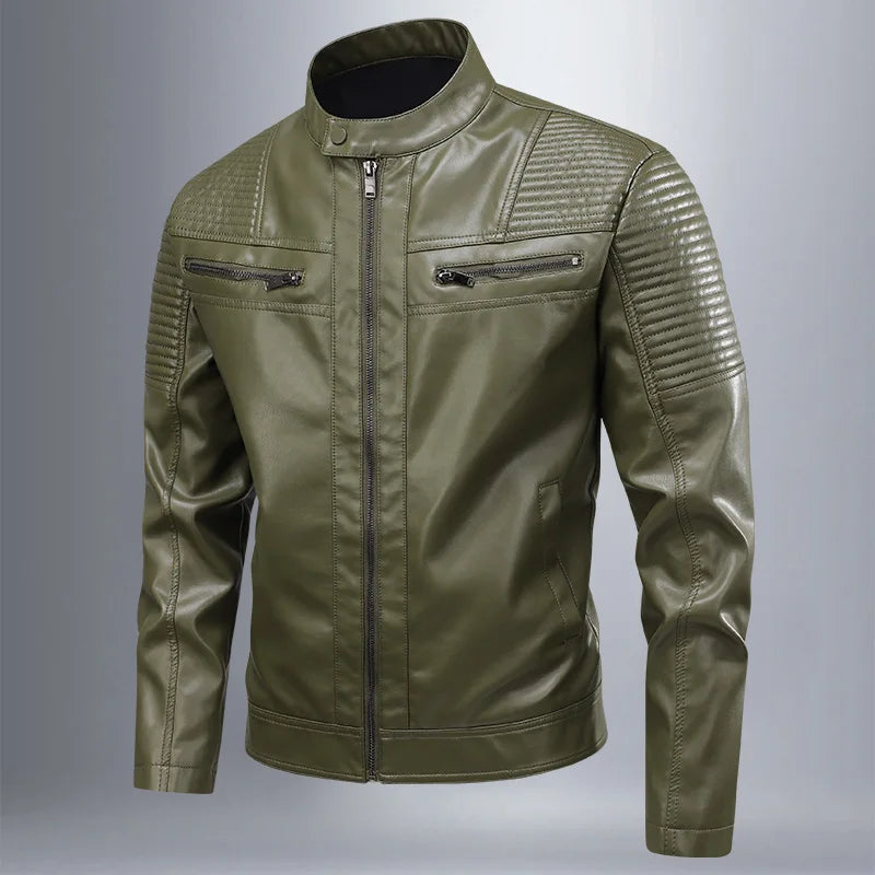 Giacca di pelle retrò