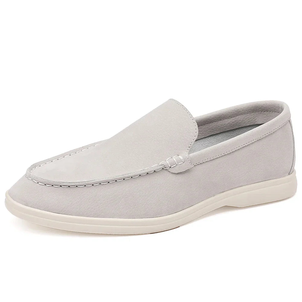 Mocassini in pelle scamosciata premium