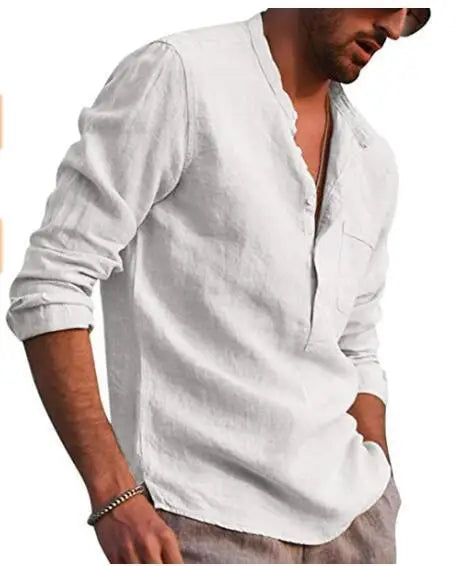 Camicia in cotone traspirante