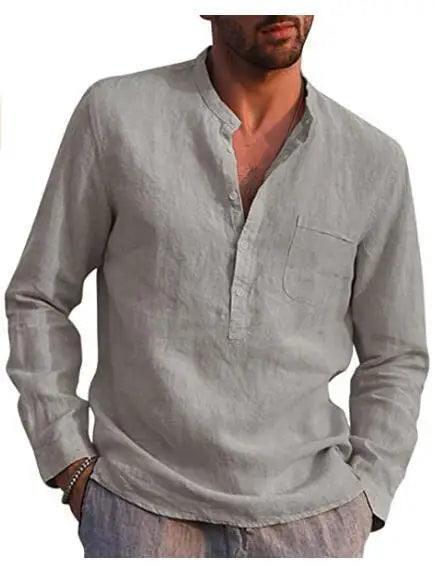 Camicia in cotone traspirante