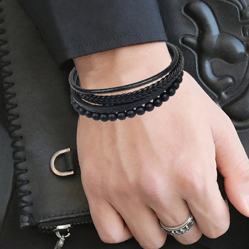 Bracciale da uomo in acciaio di lusso