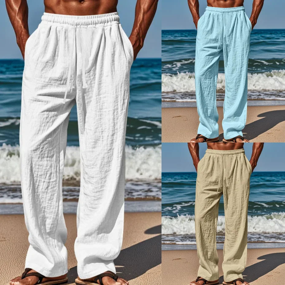 Comodi pantaloni di lino