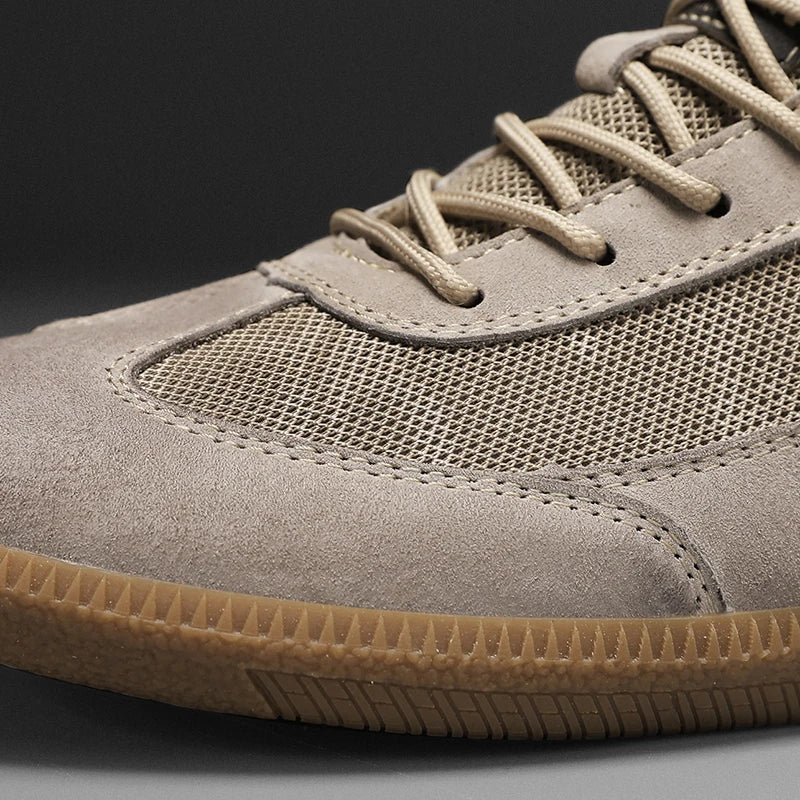 Sneakers casual in pelle