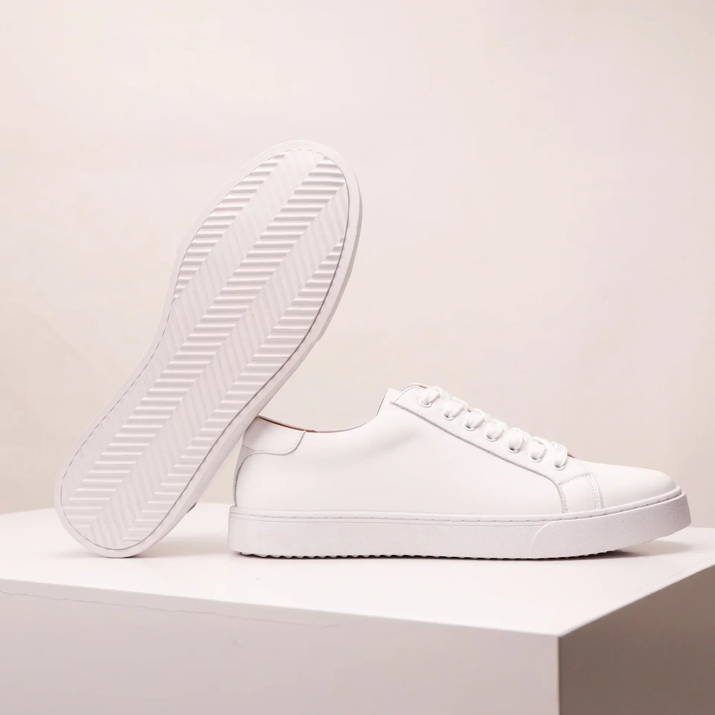 Sneakers in vera pelle