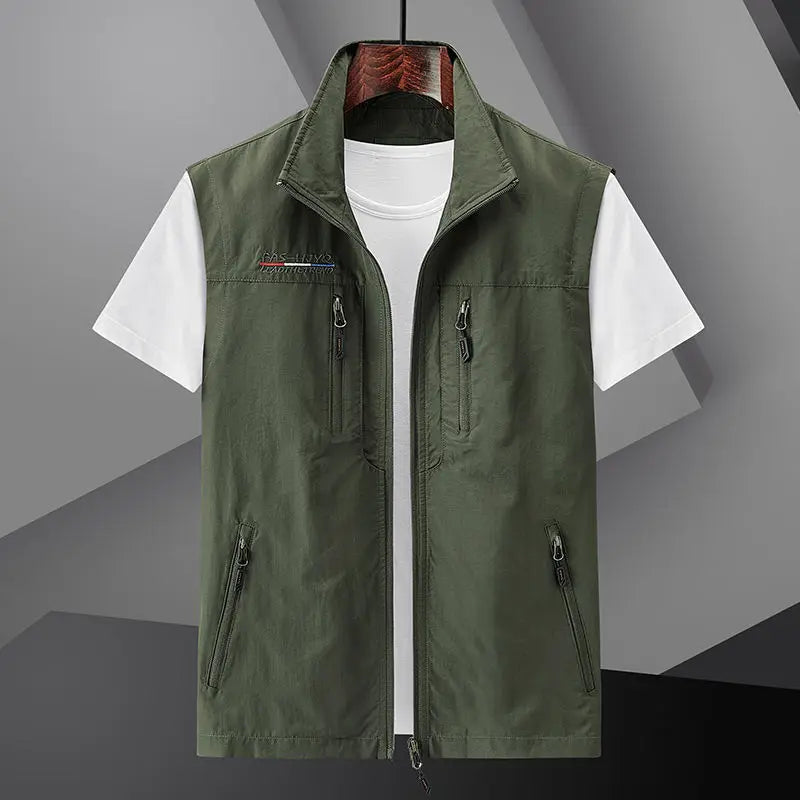 Cardigan impermeabile multitasche