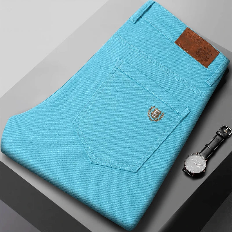 Eleganti jeans elasticizzati in denim