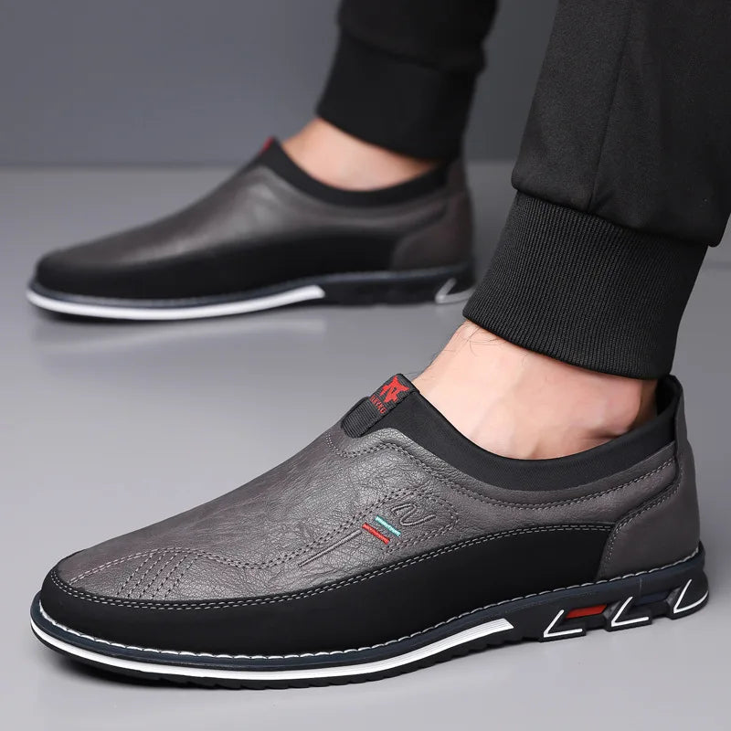 Scarpe da lavoro Slip-On in pelle