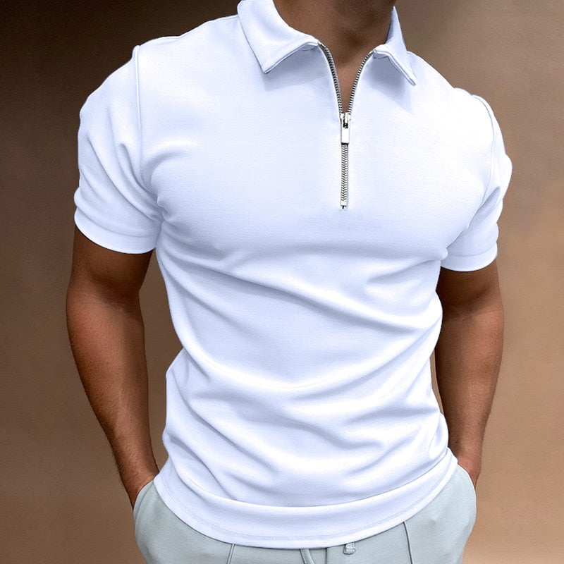 Polo con zip