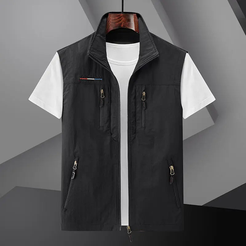 Cardigan impermeabile multitasche